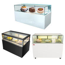 custom size supermarket cake display counter freezer cabinet showcase refrigerators